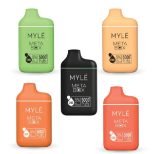 Best MYLÉ Meta Box 5000 Puffs Disposable Vape _ Next UAE _ myle meta box price