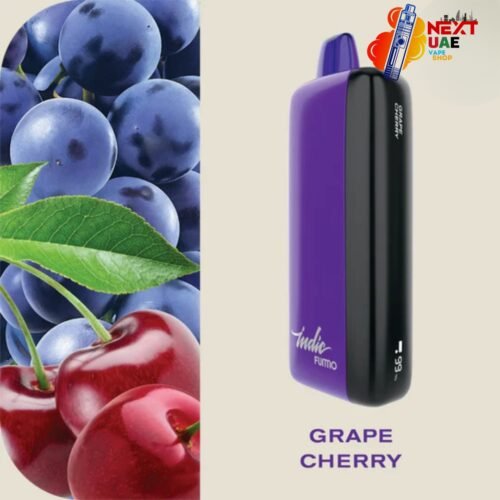 Fummo Indic 12000 Puffs Grape Cherry Disposable Vape in Dubai