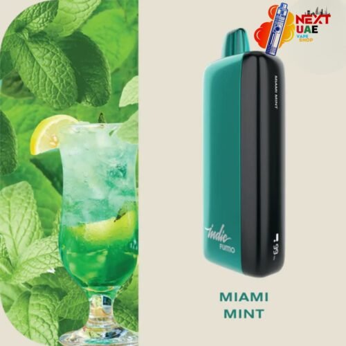 Fummo Indic 12000 Puffs Miami Mint Disposable Vape in Dubai