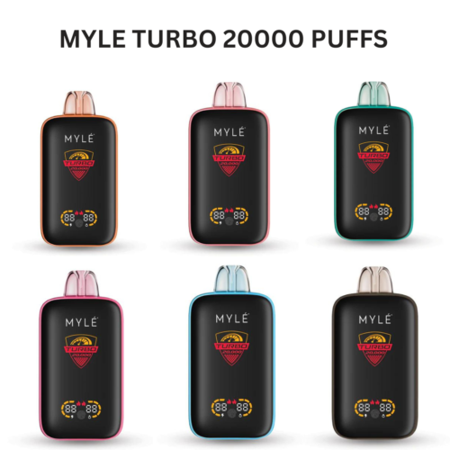 New Myle Turbo 20000 Puffs Disposable Vape _ Next UAE