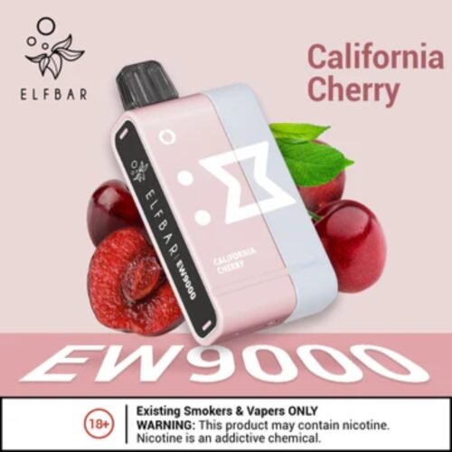 Elf Bar EW9000 California Cherry Disposable Pods & Kit in Dubai