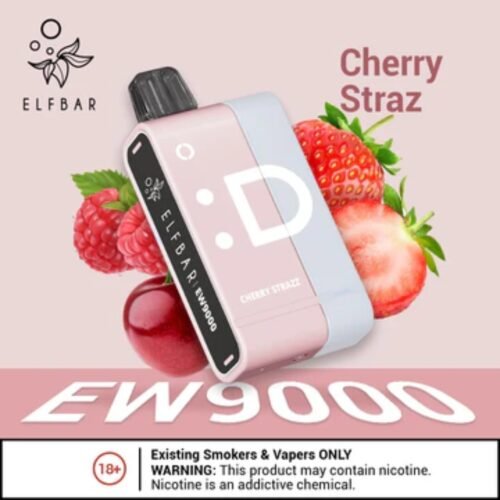 Elf Bar EW9000 Cherry Straz Disposable Pods & Kit in Dubai