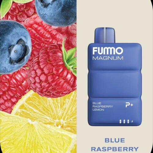 New FUMMO Magnum 8000 Puffs Blue Raspberry Disposable Vape in Dubai