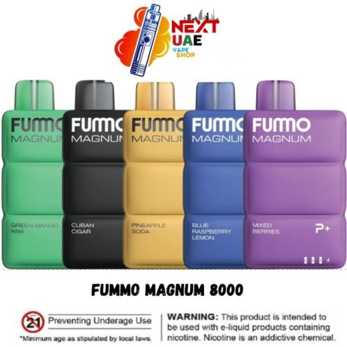 New FUMMO Magnum 8000 Puffs Disposable Vape in Dubai