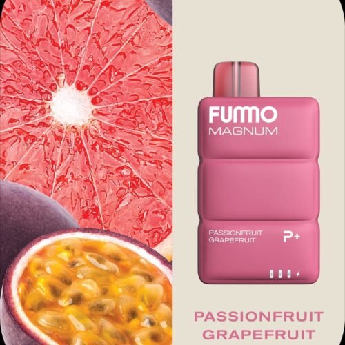 New FUMMO Magnum 8000 Puffs Passionfruit Grapefruit Disposable Vape in Dubai