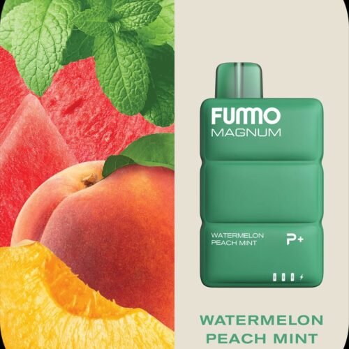 New FUMMO Magnum 8000 Puffs Watermelon Peach Mint Disposable Vape in Dubai _ Fummo magnum 8000 puffs price _ Fummo magnum 8000 puffs flavours _ Fummo magnum 8000 puffs review