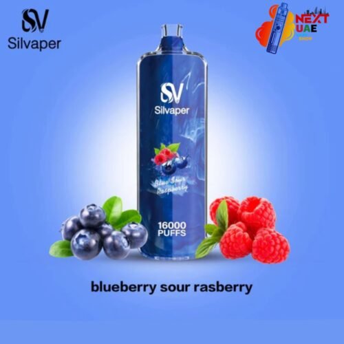 Silvaper Rocket Shisha 16000 Puffs Blueberry Sour Raspberry Disposable Vape DTL 3mg