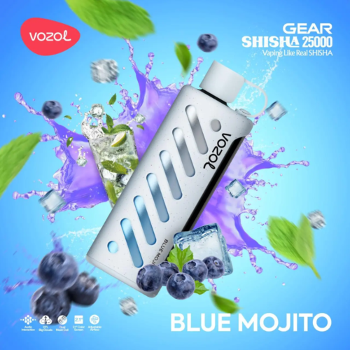 Vozol Gear Shisha 25000 Puffs - Blue Mojito