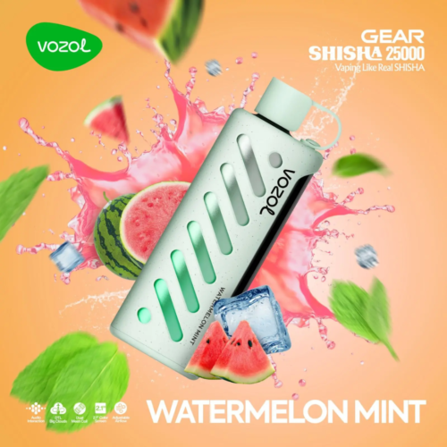 Vozol Gear Shisha 25000 Puffs - Watermelon Mint